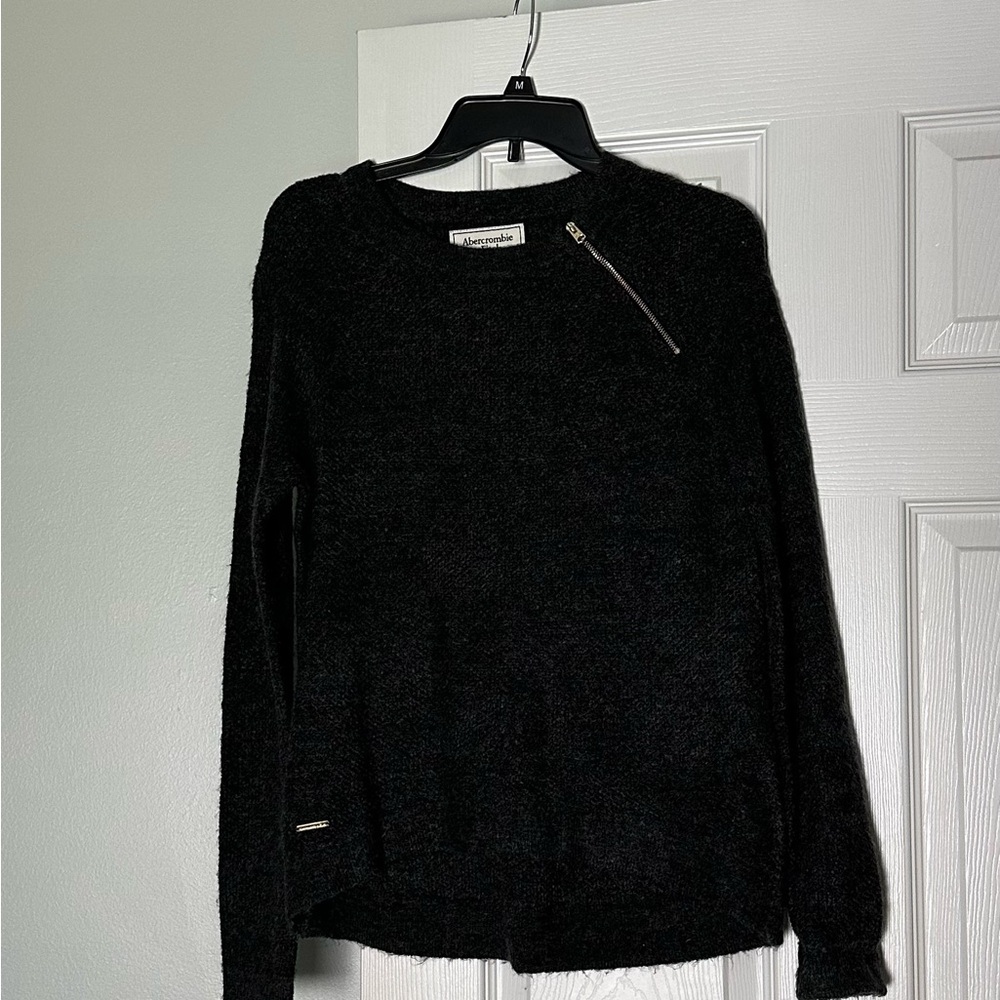 Abercrombie and Fitch Long Sleeve Black wool sweater